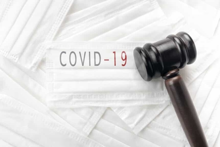 covid and gavel